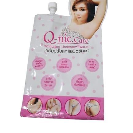 Official Q Nic Care Whitening Underarm Cream Qnicare Krim Ketiak Deodorant Q-Nic Care Pemutih Ketek