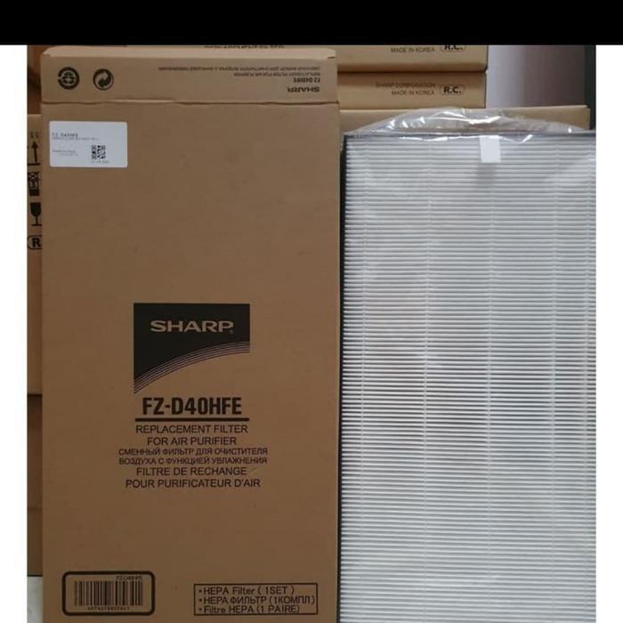 Sharp Replacement HEPA Filter FZ-D40HFE dan Deo FZ-40DFE Sharp KC-D40Y