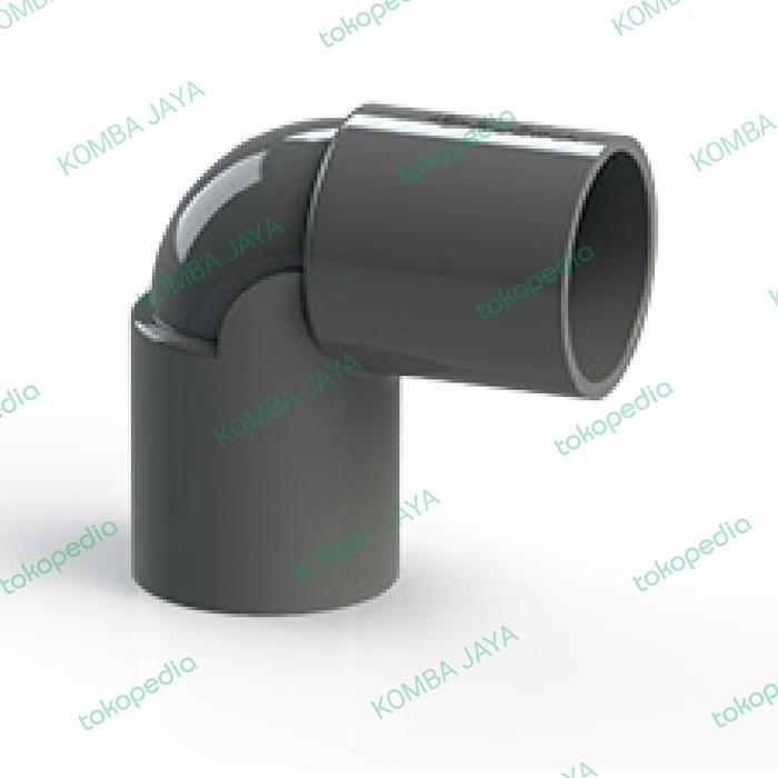 Elbow 11/2" Inch 90Derajat Pvc Rucika Tipe Aw