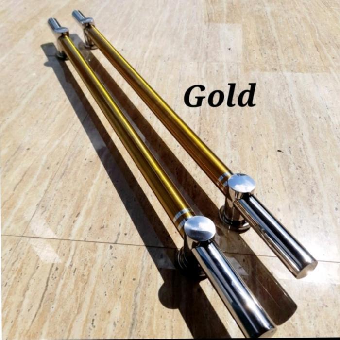 Best Seller Handle Pintu Rumah Bulat Polos Stainless 45Cm 60Cm Packing Aman