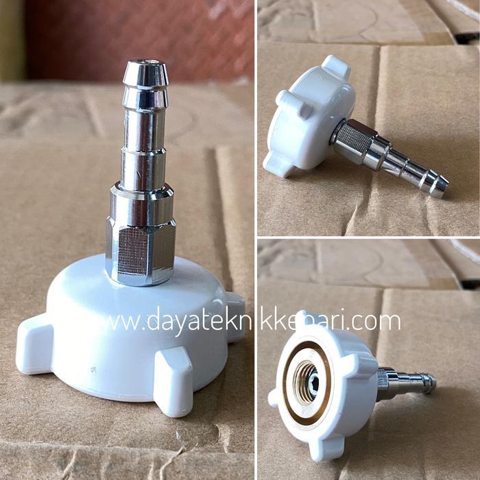 Probe gas medis oksigen ke selang
