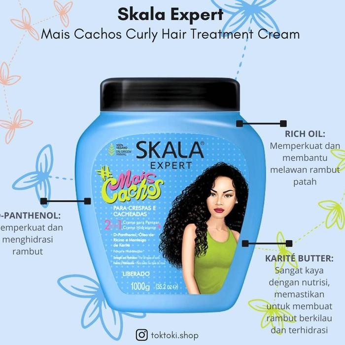 TERBATAS Harga Diskon SKALA EXPERT Mais Cachos Hair Cream - Share Jar YCJ murah
