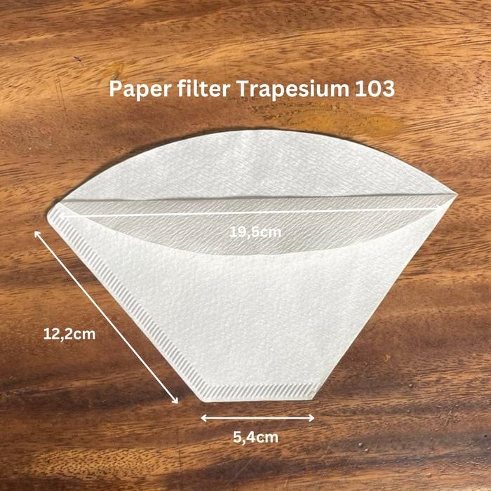 

CAFEC AB-103 ABACA COFFEE FILTER SARINGAN KOPI TRAPESIUM 100P