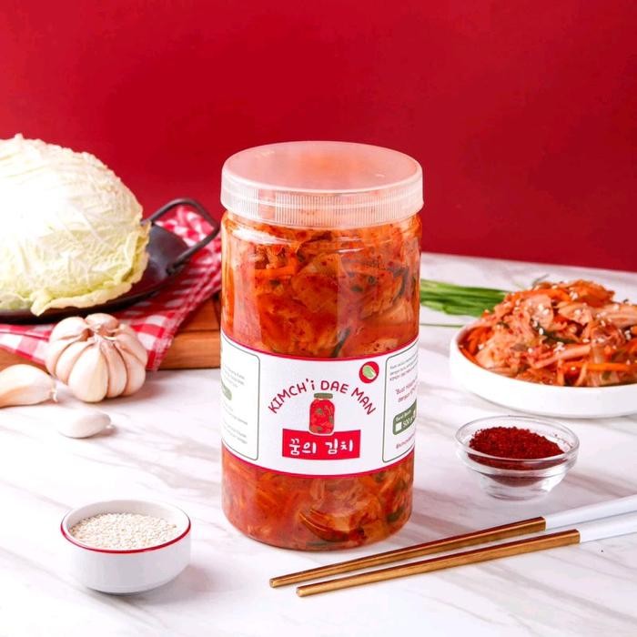 

Mamiseler45 - Kimchi Sawi Korea 1Kg Halal - Makanan Tradisional Fermentasi Pedas