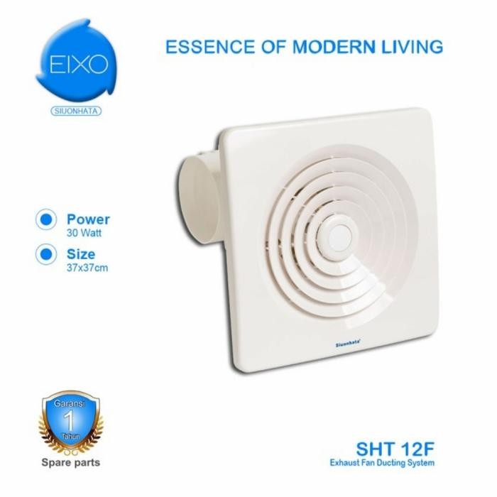 Bagus Hexos Fan Plafon Kipas/Exhaust Fan Plafon Kipas Hisap 12 Inchi/30X30Cm Terlariss 