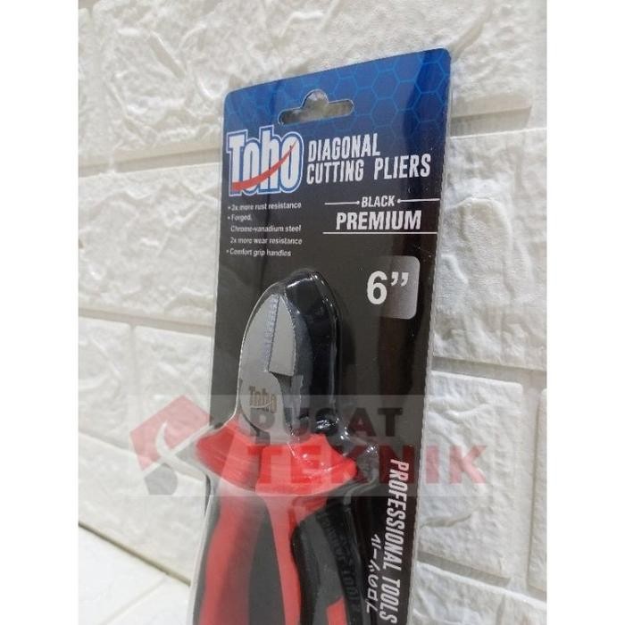 Promo Tang Potong Toho 6" / Tang Potong Toho Black Premium Diskon