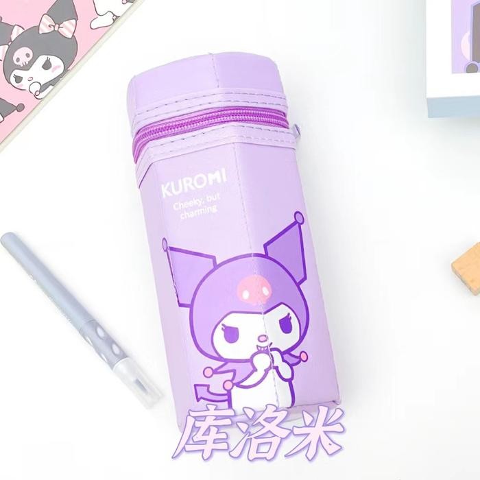 

TEMPAT PENSIL HEXAGON MOTIF SANRIO / PENCIL CASE TABUNG CINNAMOROL MELODY KUROMI