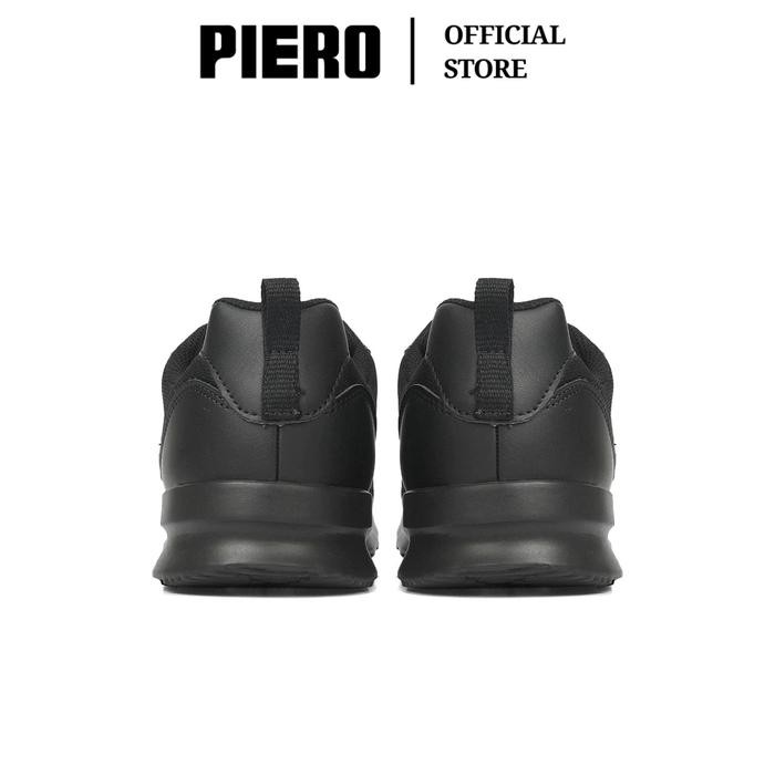 PIERO SEPATU SNEAKERS PRIA JOGGER STRIDE BLACK/BLACK/BLACK PIE1000402