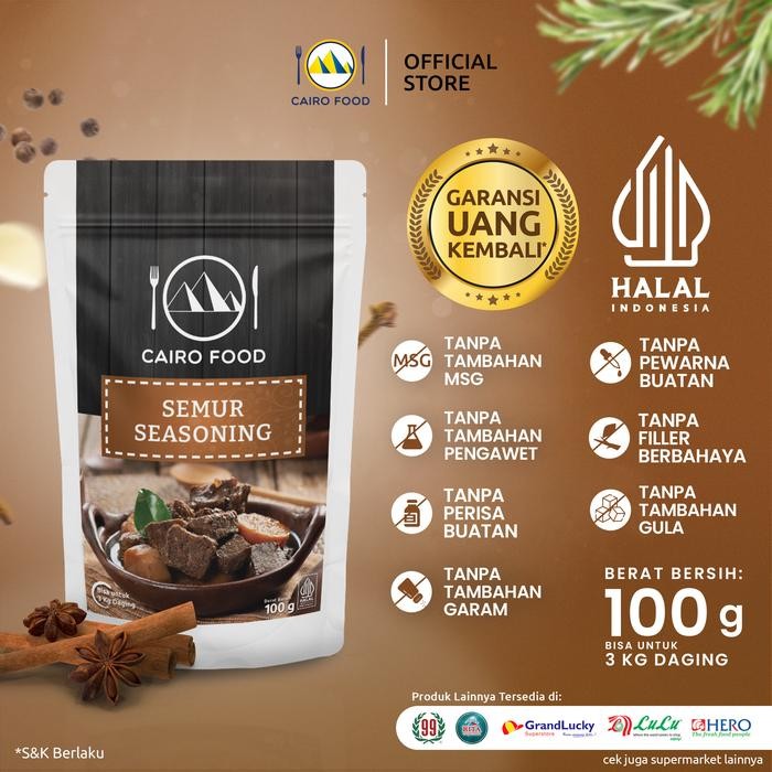 

Stok Baru Bumbu Semur Seasoning - Cairo Food 100 gr