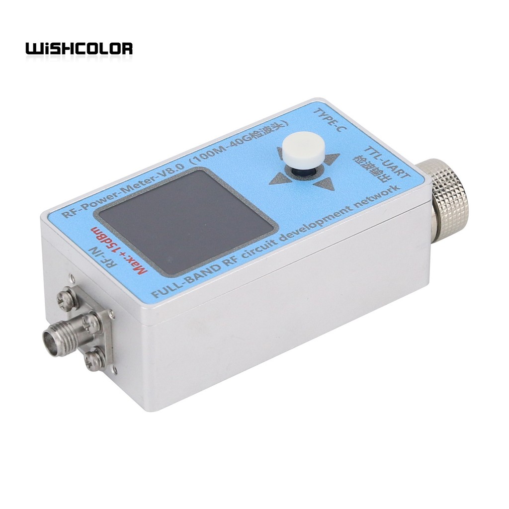 Wishcolor Rf-Power-Meter-V8.0 40Ghz Ultra-Wide Band Microwave Rf Power Meter Tft Display Screen With