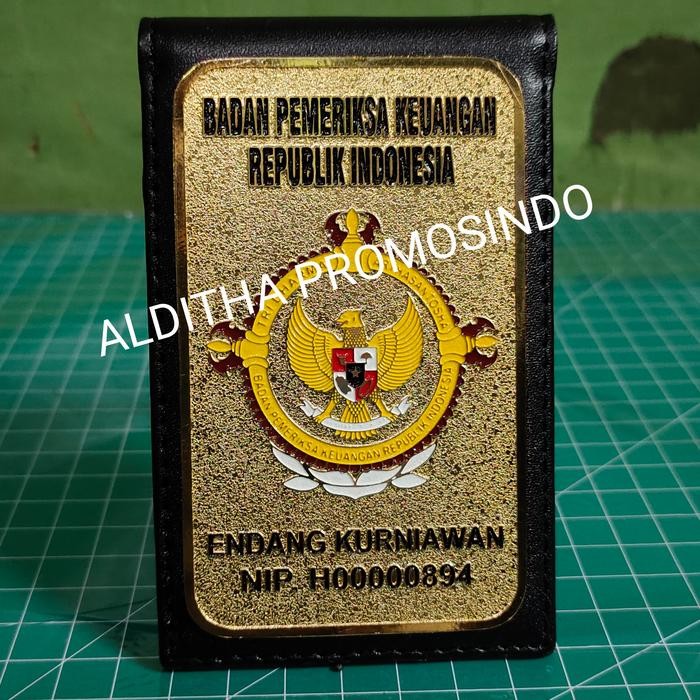

name tag id card dompet Kalung lencana KTA BPK RI