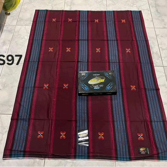 SIAPKIRIM Sarung Atlas Super Special 970 Sarung Atlas Super Spc 970 Silver READY STOCK