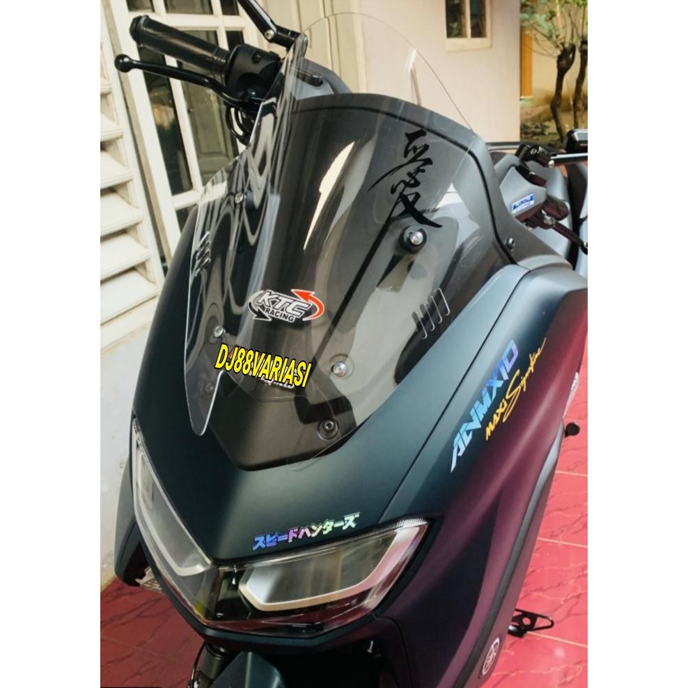 WINDSHIELD NEW NMAX MODEL TDR JENONG VISOR KACA DEPAN SMOKE BENING