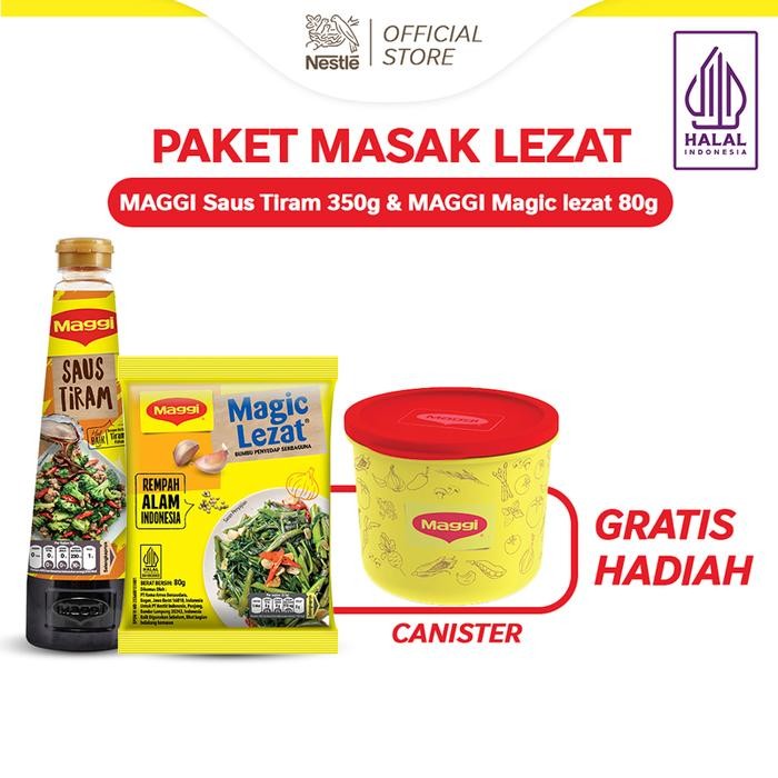 

Pilihan- Paket Maggi Magic Lezat Bumbu Masakan Penyedap Serbaguna 80G, Maggi Saus Tiram 350G,