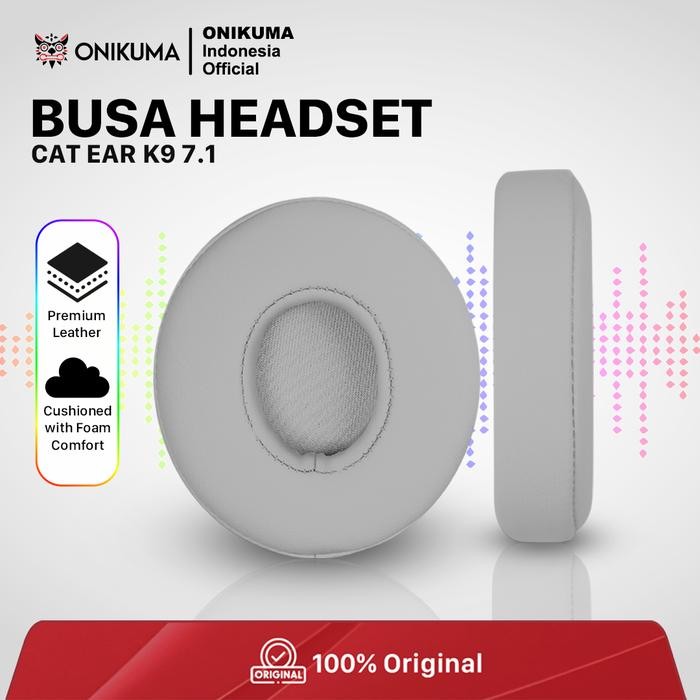 JUAL ONIKUMA Busa Headset Gaming K9 7.1 White - Busa Headphone Gaming K9