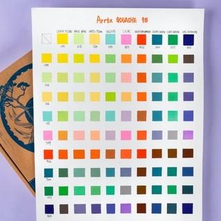 

Arrtx Premium Gouache 9 Colors X 30Ml Set B (Pastel) Terbaru