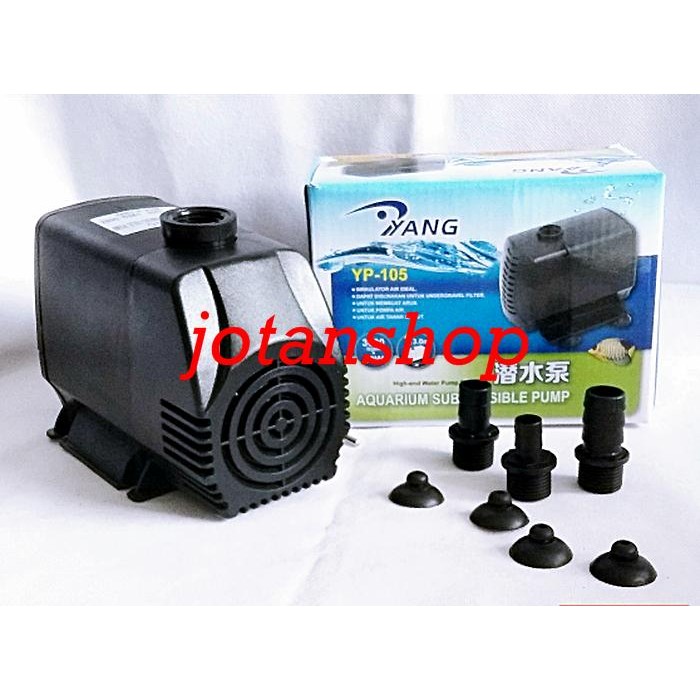 YANG YP 105 YP105 Pompa Air Celup Kolam Hidroponik Aquarium Aquascape