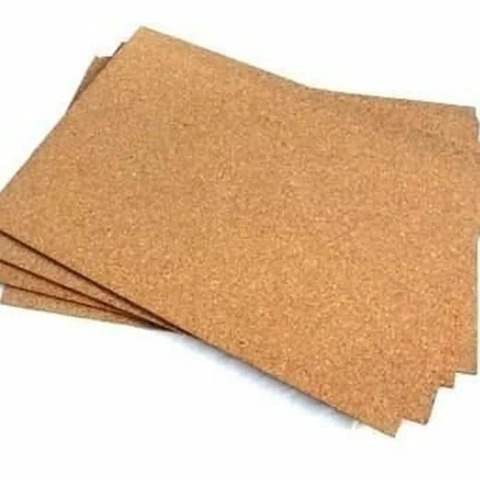 

Cork Sheet / Gabus Lembaran Tebal 5mm, Ukuran 61cm x 91cm