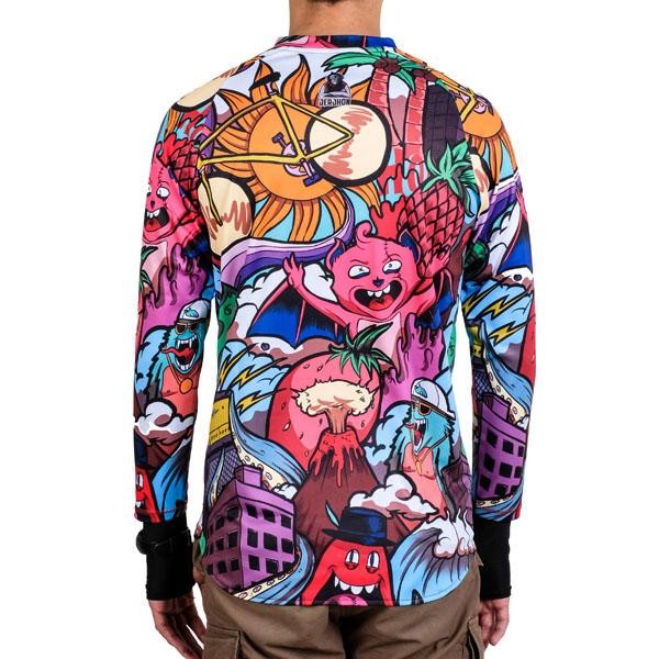 Jersey Sepeda Jersey Gowes Kaos Sepeda Pria Monster