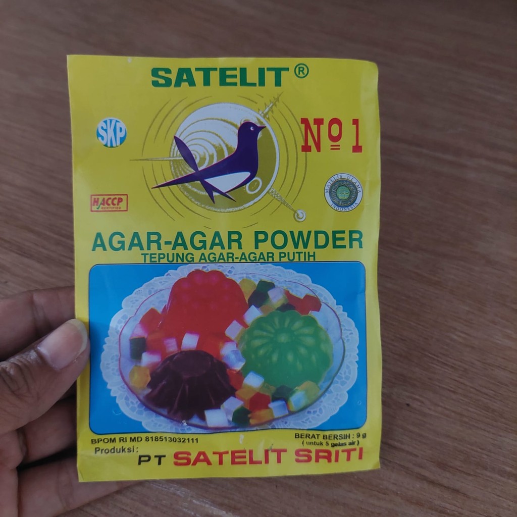 

Tepung Agar-Agar/Agar Powder Satelit 9 gram