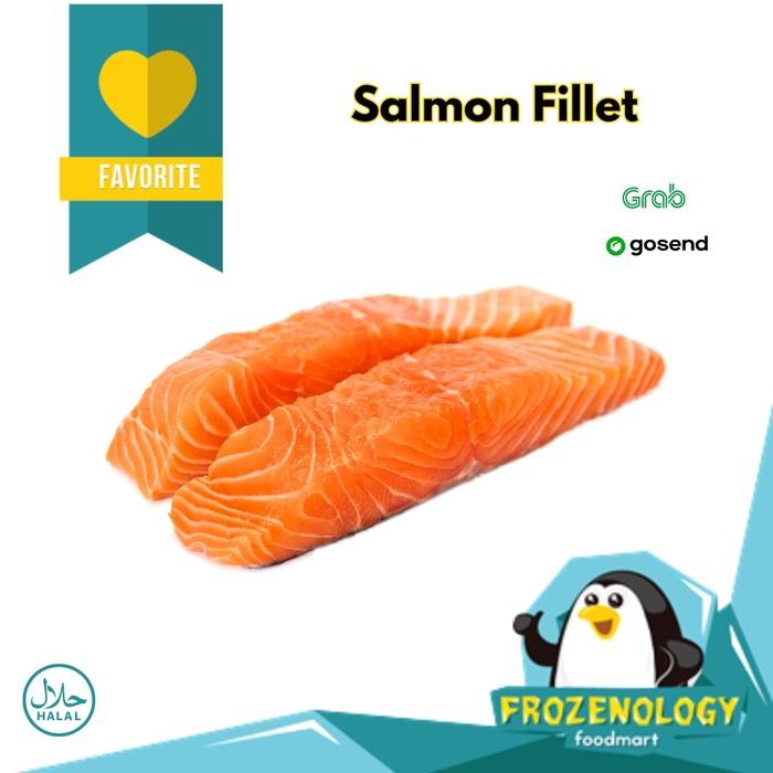 

Pilihan- Norwegian Fresh Salmon Fish Fillet Ikan Salmon Filet Kirimi 200G Prime