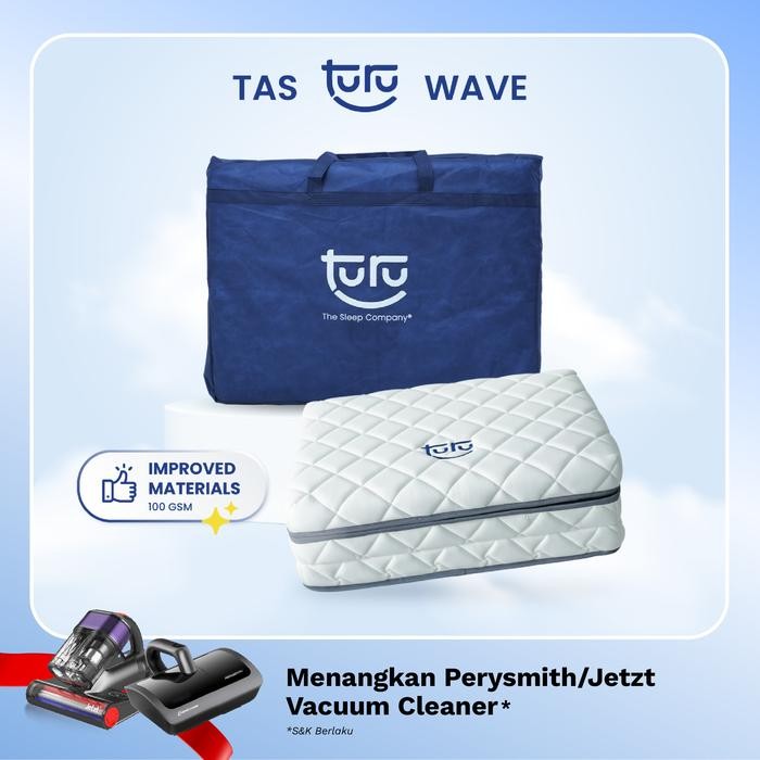 

Pilihan- Turu Tas Bag Cover Kasur Lipat Turu Wave Spunbound Tebal - Dark Blue
