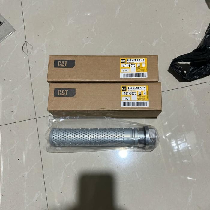 Promo 491-6075 4916075 Filter Hydraulic Caterpilarrr Brand Oem Terlariss 