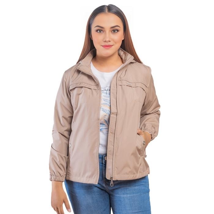 ASLI C2 Atzura Khaki Jacket Bikers Wanita READY STOCK