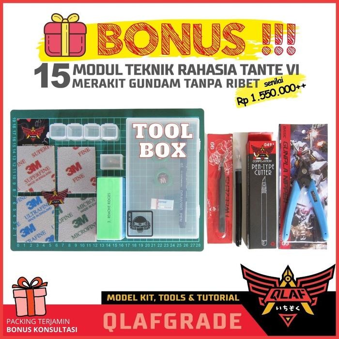

ALAT RAKIT GUNDAM SET BOX LENGKAP A4 MEDIUM tool set starter gunpla
