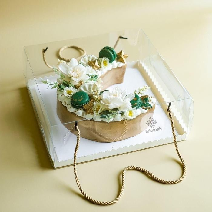 

(20 pcs) Fukupak Box Mika Tali 30x30 Kotak Hamper Letter Cake Tumpeng Hantaran