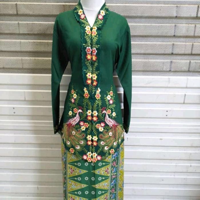 setelan kebaya encim cendrawasih/katun Ima premium/kebaya encim Katun