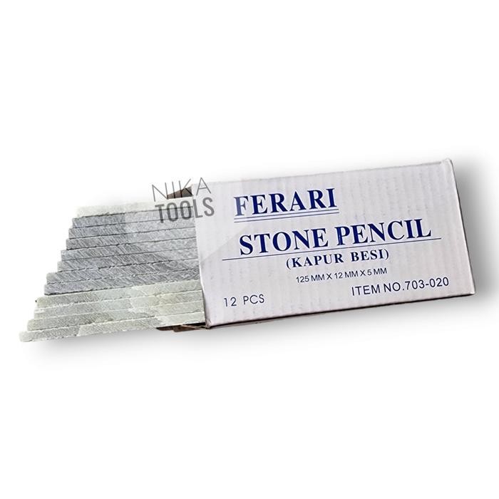 

New Kapur Besi Ferrarri Ferari Putih Plate Stone Pencil Pensil Tulis Besi