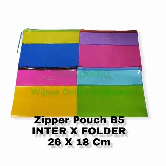 

Bisa Termin! Map Zipper Pouch Inter X (4 Pc)