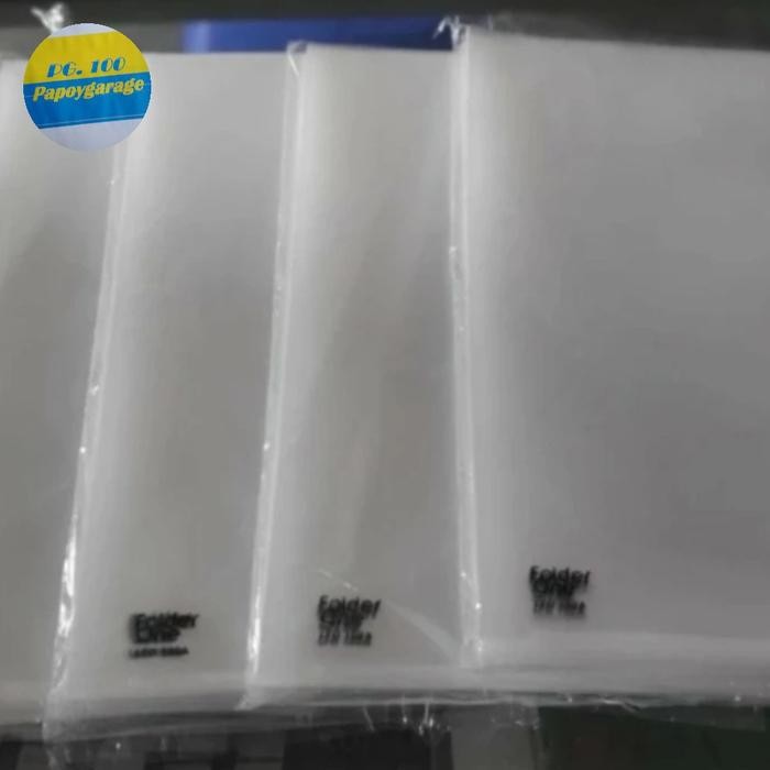 

Terlaris! Map L Clear Sleeve Map Bening F4 Folder One Lfq 100F