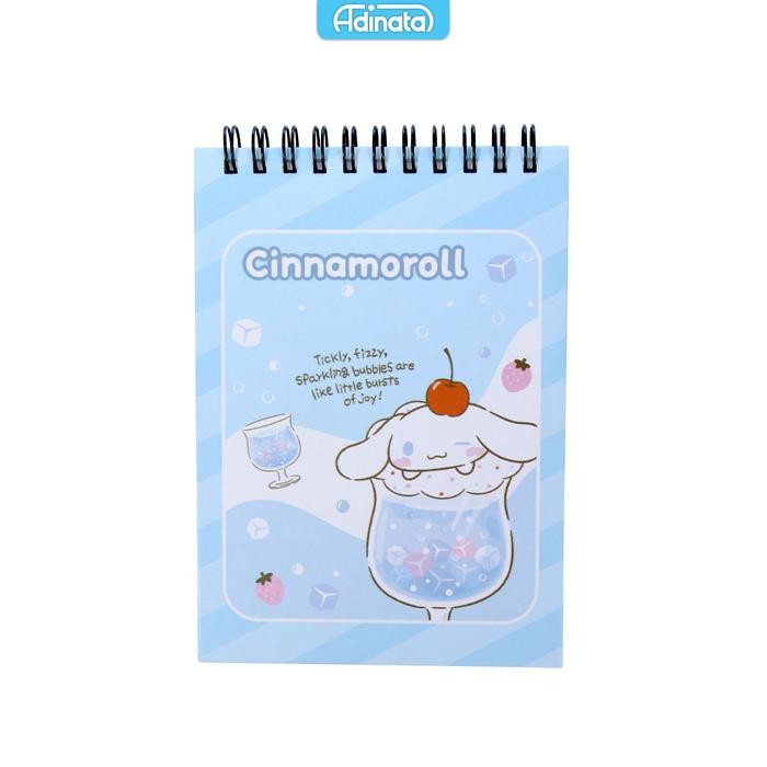 

Cinnamoroll A6 Memo Spiral Notebook 2417-4364 - Adinata / Buku Catatan / Memo