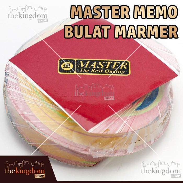 

Master Memo Bulat Marmer Notes Kecil Hitam Kayu