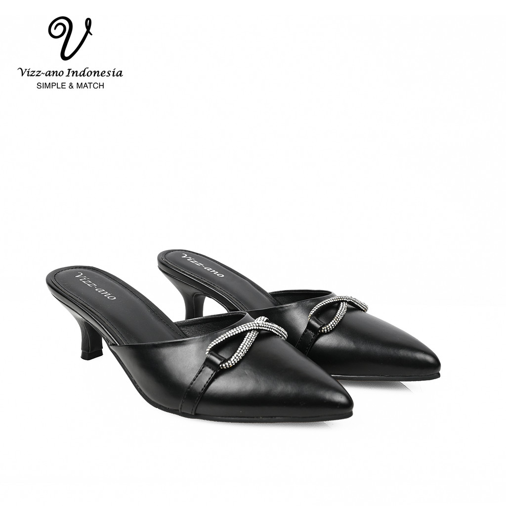 Vizzano Shoes - Sepatu Heels 5cm DM2441 Black