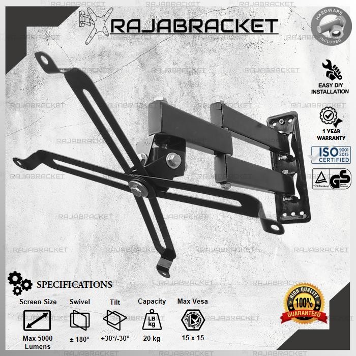 New Bracket Proyektor Dinding, Braket Dinding Proyektor Infocus Full Motions Universal