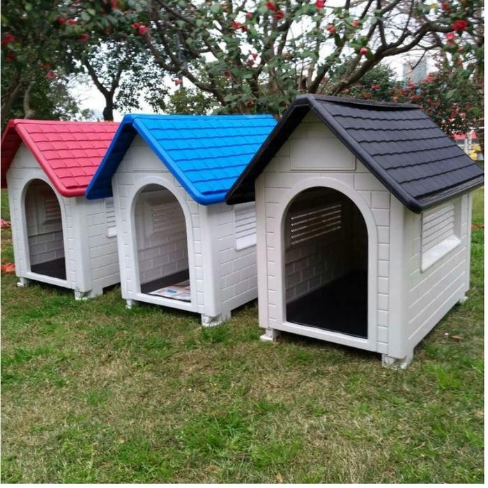 Rumah Kandang Anjing Outdoor Plastik Jumbo