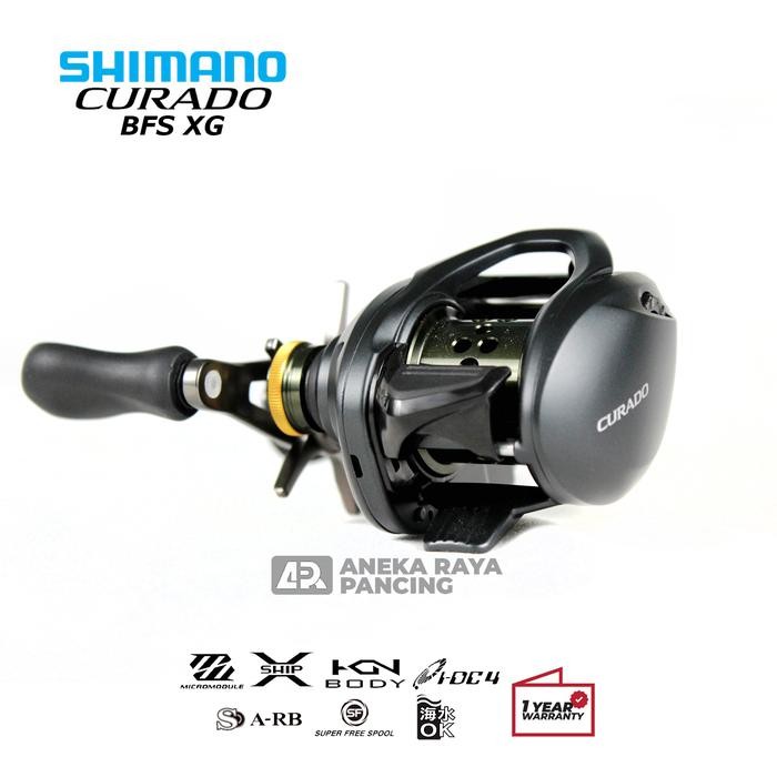 REEL SHIMANO CURADO BFS XG LEFT HANDLE 2021 (TERBAIK) (TERBARU) (TERMURAH)