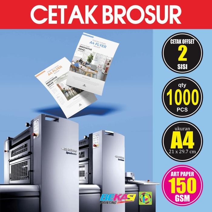 

Cetak Brosur A4 Full Color Art Paper 150 gram