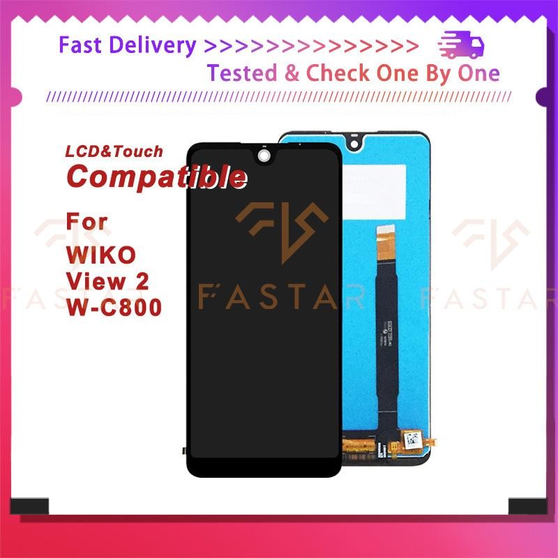 6.0"Tested For WIKO View 2 W_C800 LCD Display Touch Digitizer Assembly Replacement mobile phone Scre