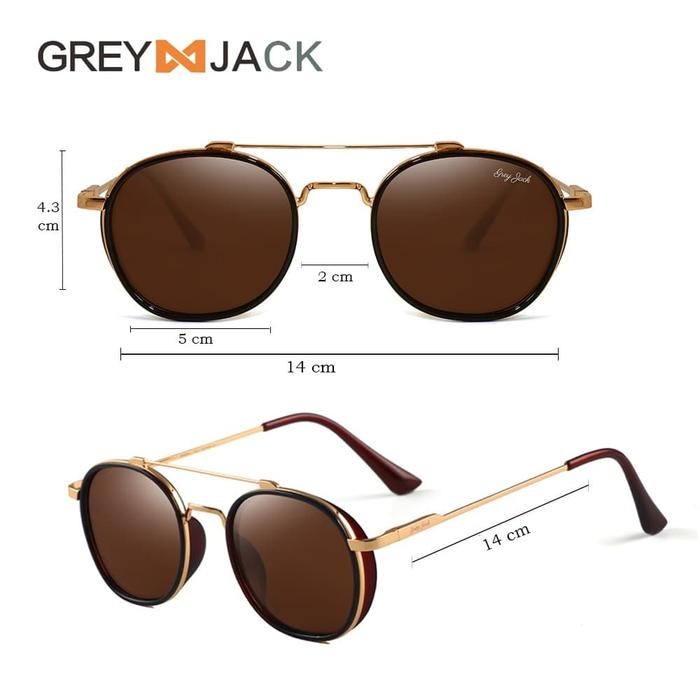 Pilihan- Grey Jack/ Kacamata Hitam Pria Dan Wanita / Sunglasses / 1615