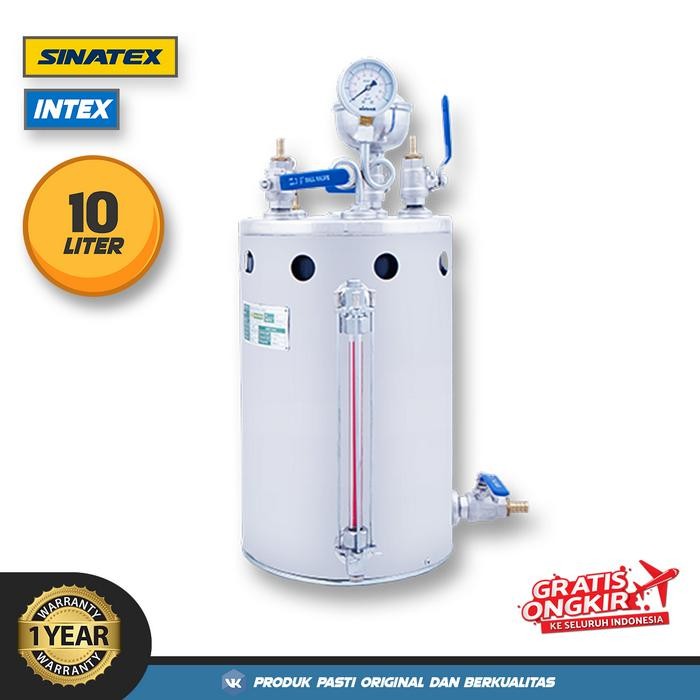 Sinatex Boiler Setrika Uap Laundry 10 Liter Siap Pakai Lengkap Sinatex