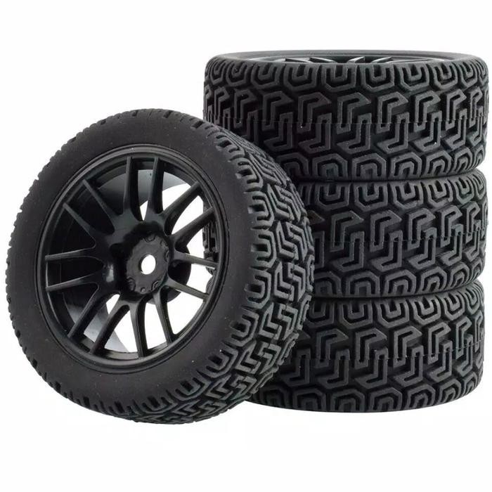 Spryz Toys Id - 1Pcs Velg + Ban On Road Rally Rc 1/10 Zd Wltoys 144001 Hsp Remo Vortex