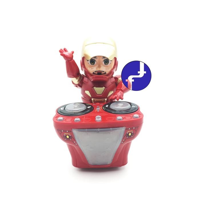 Spryz Toys Id - Mainan Anak Avenger Dj Car Iron Man Dance Hero Goyang Dj 363-10A