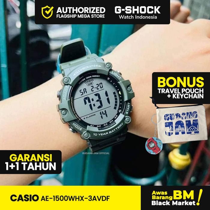 Casio General Ae-1500Whx-3Avdf Ae-1500Whx Ae-1500 Ae1500Whx Ae 1500Whx