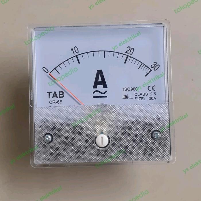 Ampere Meter Analog AC/DC CR-65 30A Amper
