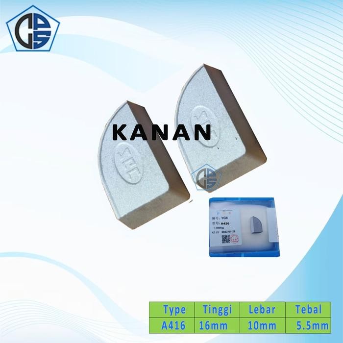 Mata Widia A416 kanan Satu Betel Widia Mata Widia Pisau Bubut