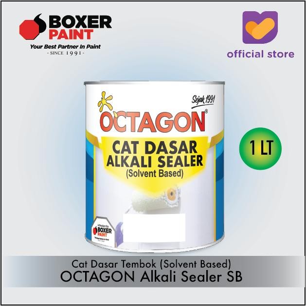 [V] Cat Dasar Tembok OCTAGON Alkali Killer Sealer White Solvent Based (1 LT)